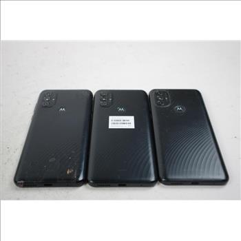 Motorola Cell Phone Lot, 3 Pieces, Sold For Parts