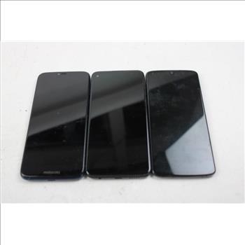 Motorola Cell Phone Lot, 3 Pieces, Sold For Parts