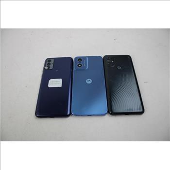 Motorola Cell Phone Lot, 3 Pieces, Sold For Parts