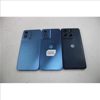 Motorola Cell Phone Lot, 3 Pieces, Sold For Parts