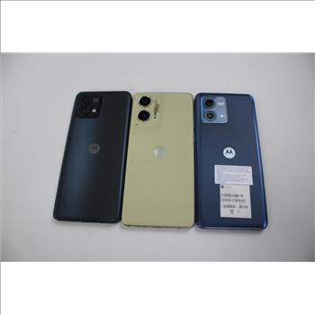 Motorola Cell Phone Lot, 3 Pieces, Sold For Parts