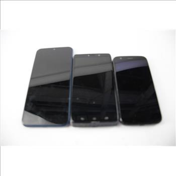 Motorola Cell Phone Lot, 3 Pieces, Sold For Parts