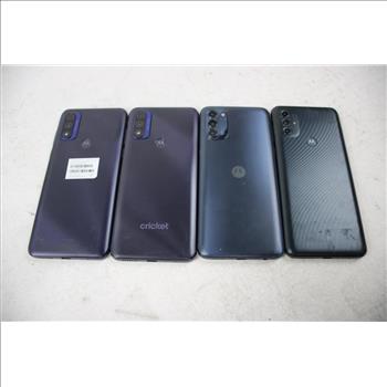 Motorola Cell Phone Lot, 4 Pieces, Sold For Parts