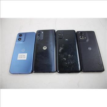 Motorola Cell Phone Lot, 4 Pieces, Sold For Parts