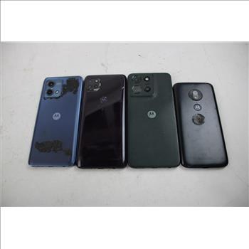 Motorola Cell Phone Lot, 4 Pieces, Sold For Parts