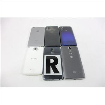 Motorola Cell Phone Lot, 6 Pieces, Sold For Parts