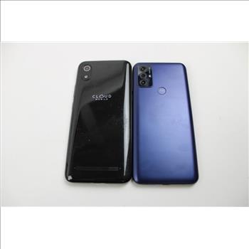 Motorola, Cloud Mobile Cell Phone Lot, 2 Pieces, Sold For Parts