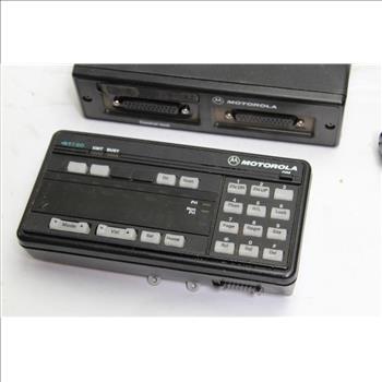 Motorola Control Unit, Microphone, And Radio 3 Pieces