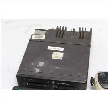Motorola Control Unit, Microphone, And Radio 3 Pieces