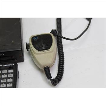 Motorola Control Unit, Microphone, And Radio 3 Pieces