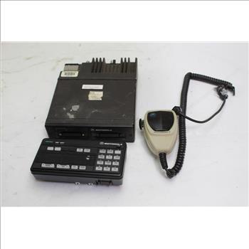 Motorola Control Unit, Microphone, And Radio 3 Pieces