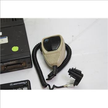 Motorola Control Unit, Microphone, And Radio 3 Pieces
