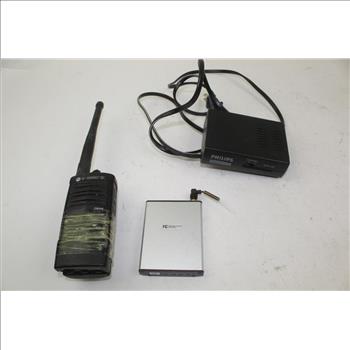 Motorola Cp110 Radio, Philips Magnavox Modulator, & More; 3 Pieces