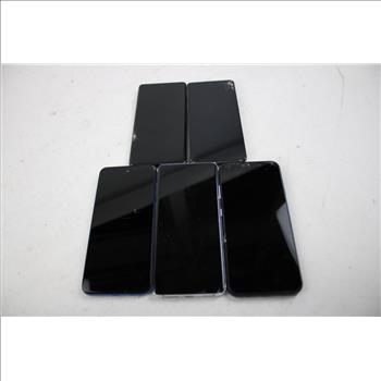 Motorola, Google, & Samsung Cell Phone Lot, 5 Pieces, Sold For Parts