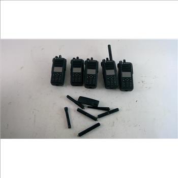 Motorola Hand Radios, 5 Pieces