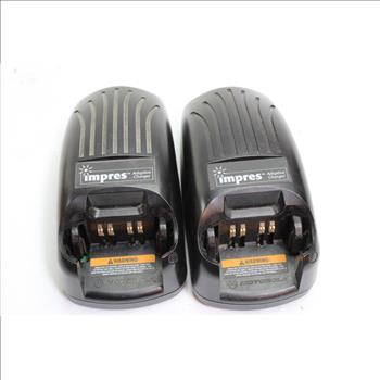 Motorola Impres Radio Battery Adaptive Chargers, 2 Pieces
