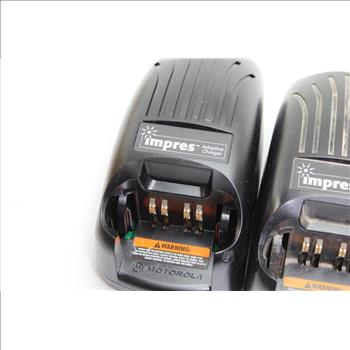 Motorola Impres Radio Battery Adaptive Chargers, 3 Pieces