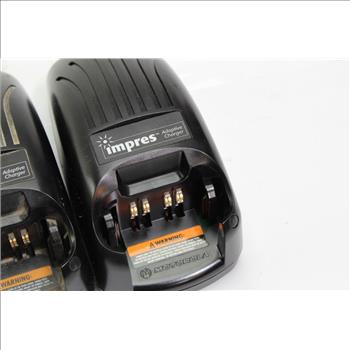 Motorola Impres Radio Battery Adaptive Chargers, 3 Pieces