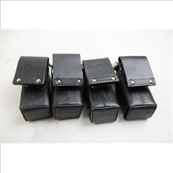 Motorola Leather Radio Cases, 4 Pieces
