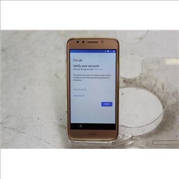 Motorola Moto E 4th Gen, 16GB, MetroPCS, Google Account Locked, Sold For Parts