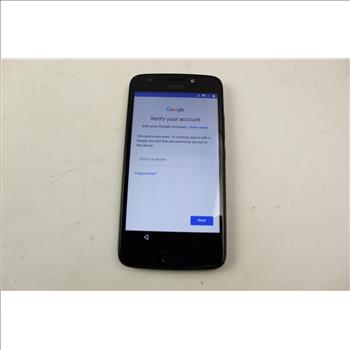 Motorola Moto E 4th Gen, 16GB, Unknown Carrier, Google Account Locked, Sold For Parts