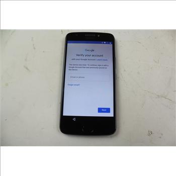 Motorola Moto E Plus 4th Gen, 16GB, Unknown Carrier, Google Account Locked, Sold For Parts