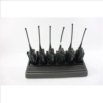 Motorola Radios, Charging Cradle And Chargers 10+ Pieces
