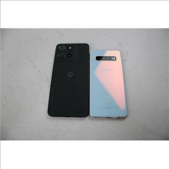 Motorola, Samsung Cell Phone Lot, 2 Pieces, Sold For Parts