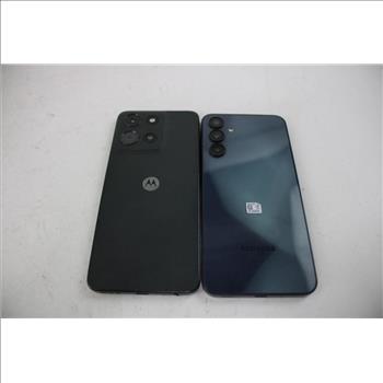 Motorola, Samsung Cell Phone Lot, 2 Pieces, Sold For Parts