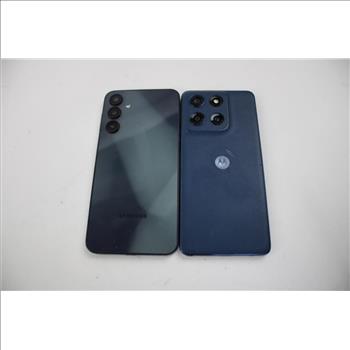 Motorola, Samsung Cell Phone Lot, 2 Pieces, Sold For Parts