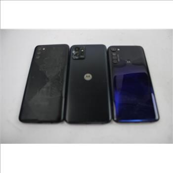 Motorola, Samsung Cell Phone Lot, 3 Pieces, Sold For Parts