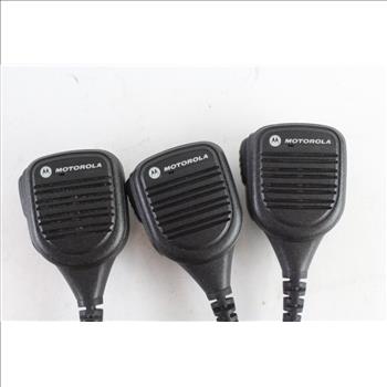 Motorola Shoulder Mics, 3 Pieces