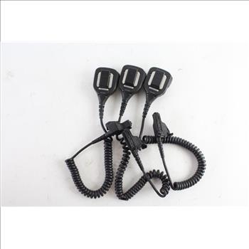 Motorola Shoulder Mics, 3 Pieces