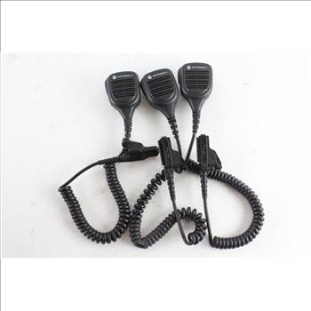 Motorola Shoulder Mics, 3 Pieces