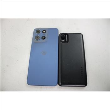 Motorola & Vortex Cell Phone Lot, 2 Pieces, Sold For Parts