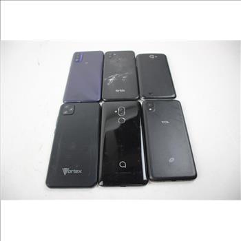 Motorola, Vortex, Umx Cell Phone Lot, 6 Pieces, Sold For Parts
