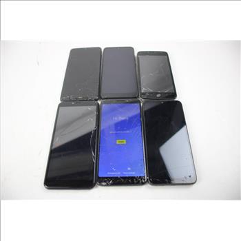 Motorola, Vortex, Umx Cell Phone Lot, 6 Pieces, Sold For Parts