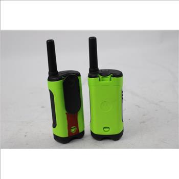 Motorola Waterproof Two-Way Radio Green, 2 Pieces