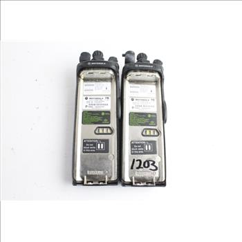 Motorola XTS 5000 Two Way Radios, 2 Pieces