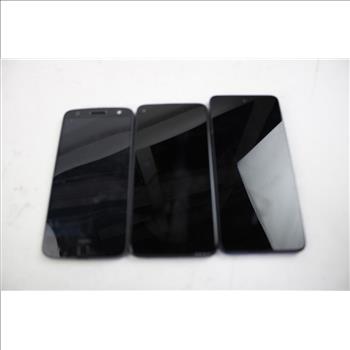 Motorolo Cell Phone Lot, 3 Pieces, Sold For Parts