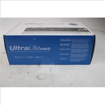 Motu UltraLite Mk5, Usb Audio Interface With Dsp, Mixing And Effects