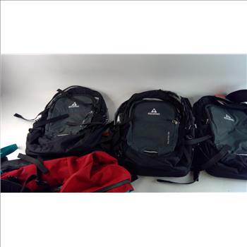 Mountain Hard Wear Duffle Bag With Ascend Backpacks, 4 Pieces