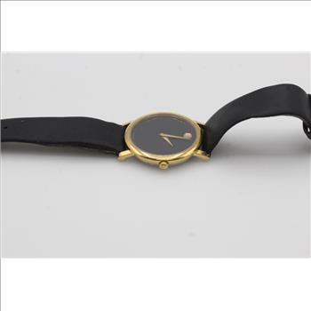 Movado 14kt GP Museum Watch