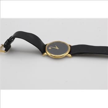 Movado 14kt GP Museum Watch