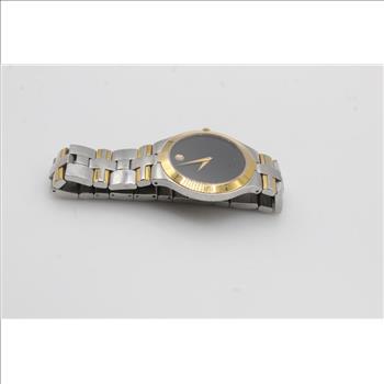 Movado 18kt GP Museum Watch