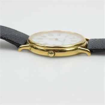 Movado 20kt GP Roman Numeral Watch