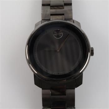 Movado Bold Black Dial Watch