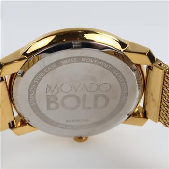 Movado Bold Stainless Steel Watch