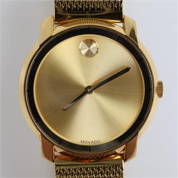 Movado Bold Stainless Steel Watch