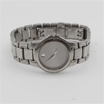 Movado Meza Steel Stainless Quartz Watch